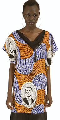 Obama commerorative dress designed by Lola Faturoti