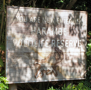 Harambe Wildlife Preserve Sign